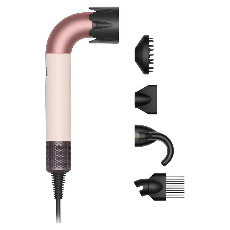 Dyson Supersonic HD17 Ceramic Pink/Rose Gold+Coily