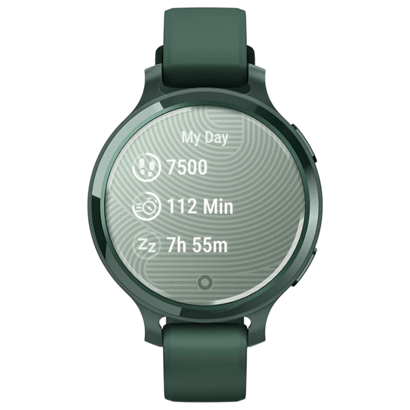 Спортивные часы Garmin Lily 2 Active, силиконовый ремешок цвета «зелёная яшма»