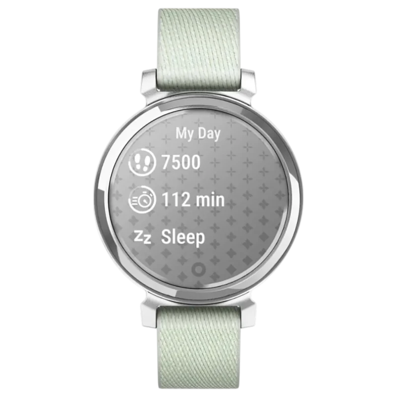 Спортивные часы Garmin Lily 2 Classic, нейлоновый ремешок серо-шалфейного цвета